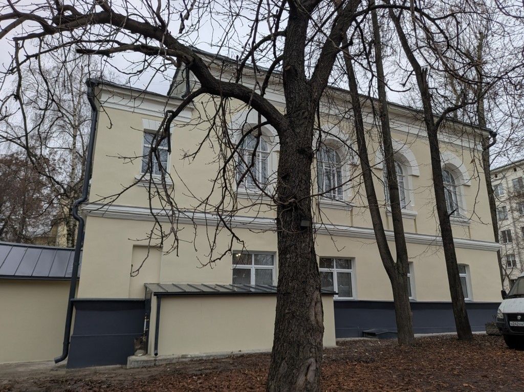 фасад дома, здание по адресу г Москва, Сыромятнический проезд, д 8